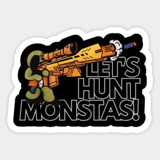 Scout - Let's Hunt Monstas! Sticker